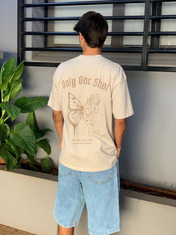 Remera Only One Beige