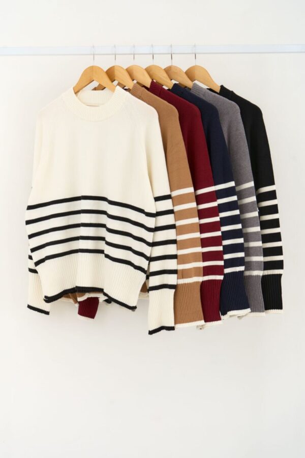 Sweater Rayado Ranglan (4 colores)