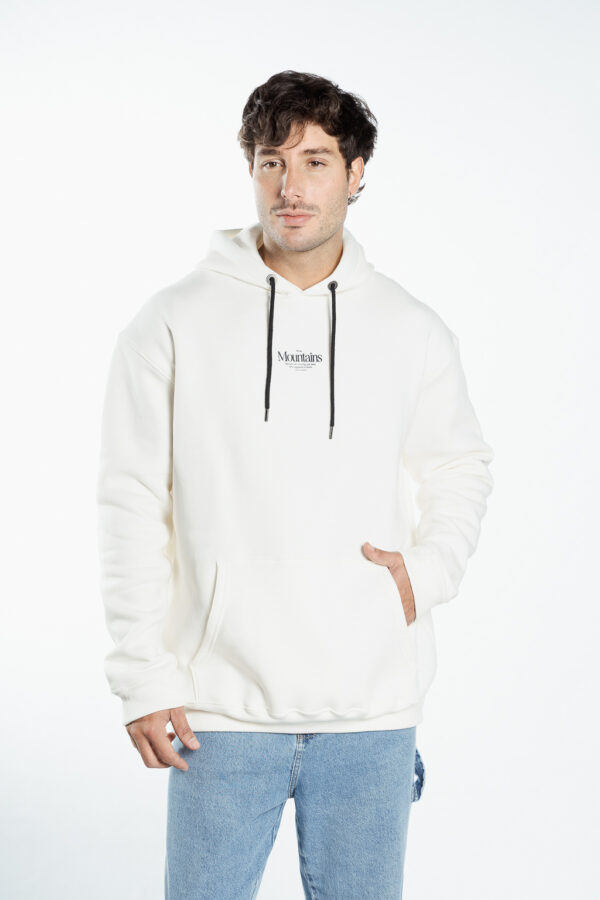 Hoodie Mountains Crudo - Imagen 3