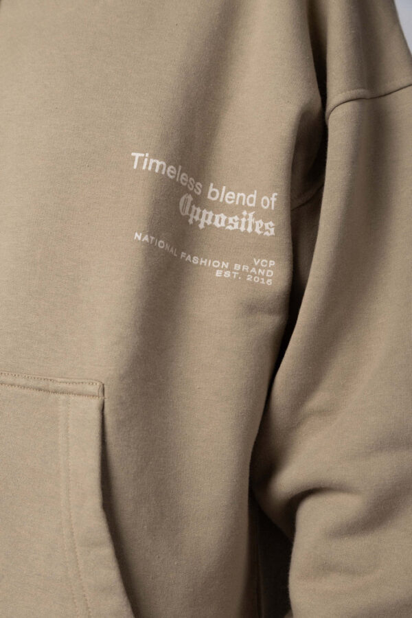 Hoodie Jem Opposite Beige - Imagen 3