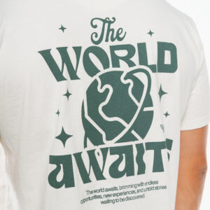 Remera World Awaits Crudo