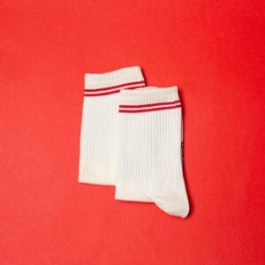 Soquete Tercio 2Stripes - Rojo