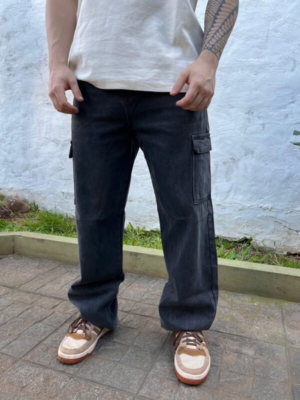 Jean Baggy Cargo Black