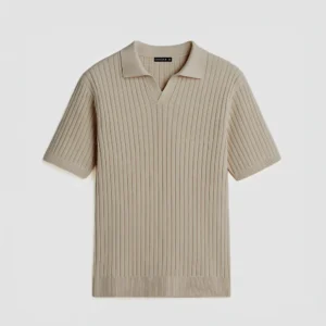 Polo Tejida Camel