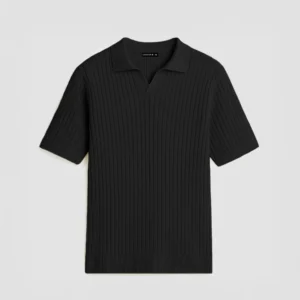 Polo Tejida Negra