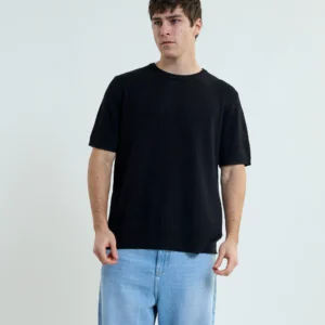 Reme Tejida Ribb Negra