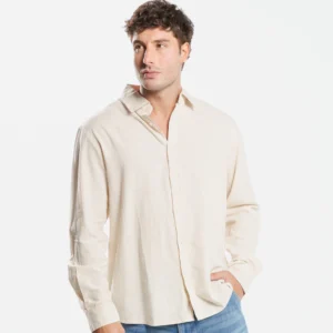 Camisa Samara Lino Beige